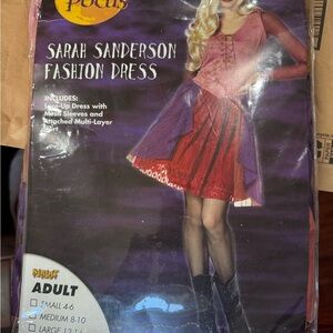 Sarah Sanderson Sister Hocus Pocus Adult Costume. Size XL Adult